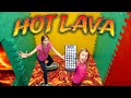 Escape Lava Floor In HUGE Lego Castle Fort! Tannerites Sisters Use Pause Remote!