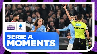 🟥 All THREE red cards in ill-tempered clash between Lazio & Milan! | Serie A 23/24 Moments