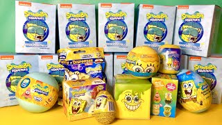 ASMR Spongebob Surprise Toys Collection Unboxing / POP MART Blind Boxes DISSECTIBLES