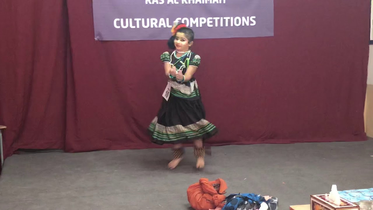 First Prize Winner in Folk Dance Competition   Indian Public High School UAE AaryaGadge