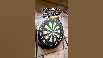 My First 180 with the HEAVY Ryan Searle 32g Darts! 🎯🤘 #180 #ryansearle #harrowsdarts