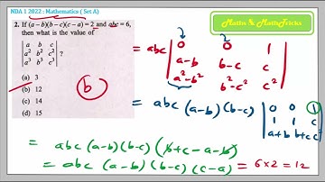 NDA 1 2022 Fully Solved Maths Paper - Part 1