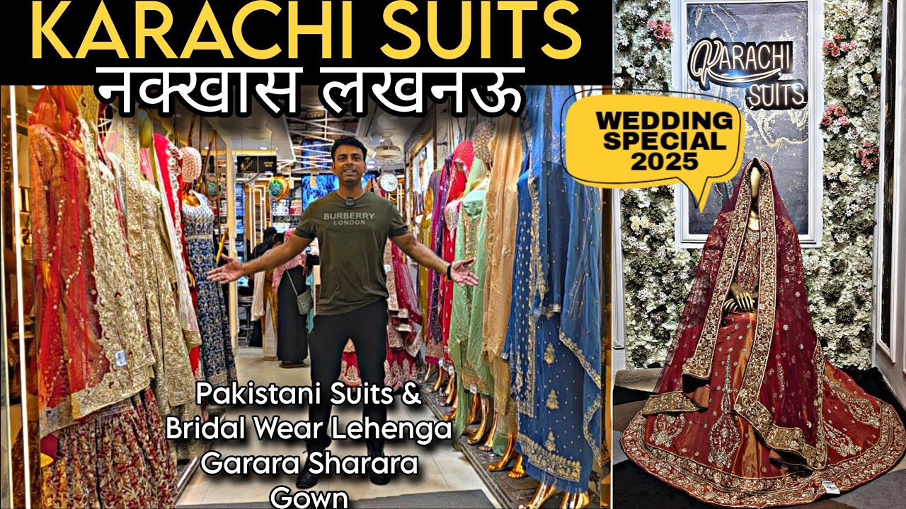 Karachi Suits Nakkhas Market | Bridal HAND WORK Lehenga, Sharara, Garara | Wedding Collection 2025