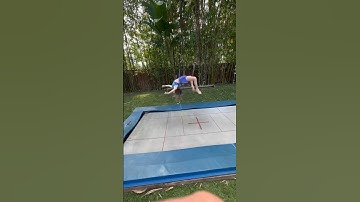 A bet is a bet! Sorry, Murph! #cheer #gymnastics #pastrana #cheerleader #trampoline