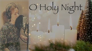 O Holy Night ~ with lyrics ~ Diana Teivisa ~ cover