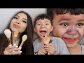 HILARIOUS MAKEUP RACE WITH A 6 YR OLD!!