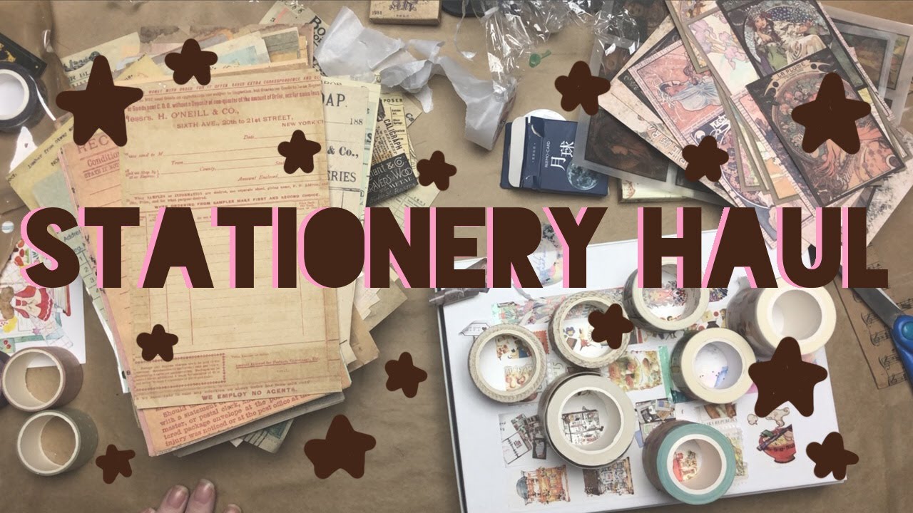 Huge Stationery Haul! 🏷✏️📚 PaperGameCo on Etsy | Washi Tape, Stickers, Vintage Ephemera and more!