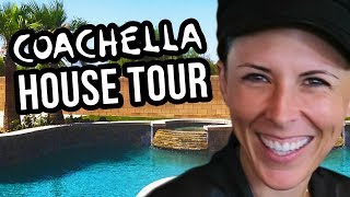 COACHELLA HOUSE TOUR! Car Singing & Pool Party