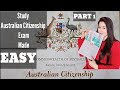 Australian Citizenship Test Topic 2021| Part 1/4