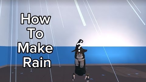 How to make rain in rec room! (2025)