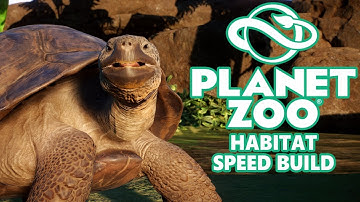 Building a Galapagos Giant Tortoise Habitat | Planet Zoo