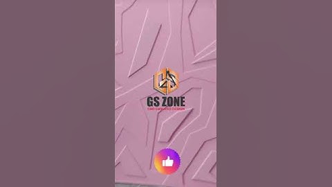 3D stone Texture Design on 18mm MDF #gszone #cnc #design #shorts