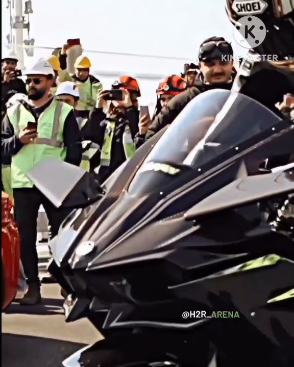 Lamborghini 😎 vs Kawasaki Ninja H2R 👿#shorts