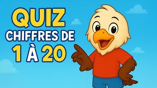 🔢 Quiz des Chiffres de 1 à 20 🎉 | Apprendre à Compter avec Petit Kido l’Aigle ! 🦅👶 screenshot 3