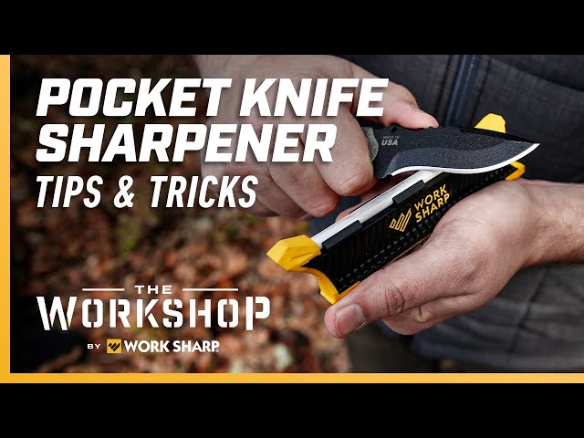 Work Sharp Elite Knife Sharpener - 3 tips plus Sharpening Demonstration 