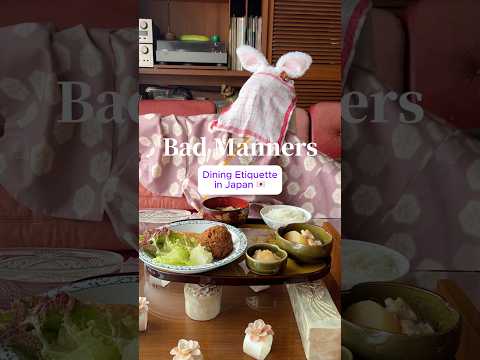 Do’s & Don’ts: dining etiquette in Japan 🇯🇵
