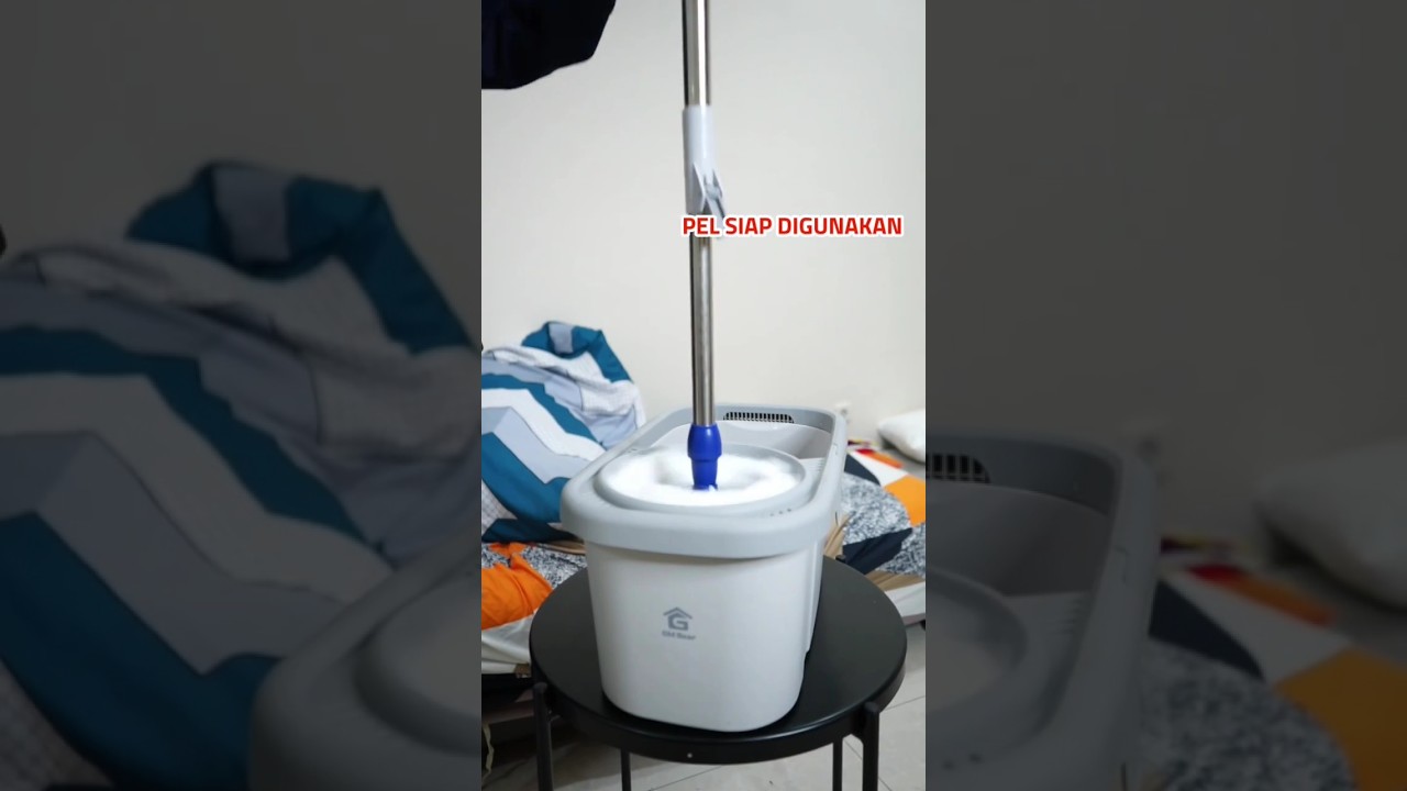 Cara pasang tutorial / rakit spin mop pel lantai. cek harga di Link mycollection yg ada di profile