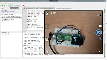 Raspberry Pi Pico/MicroPython exercise using SH1106 I2C OLED