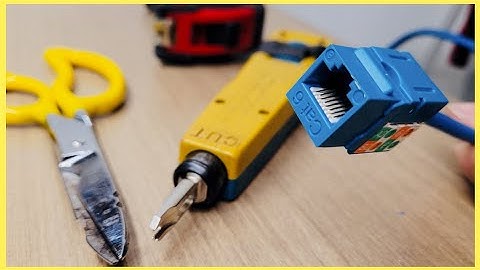 wiring cat 6 rj45 jack