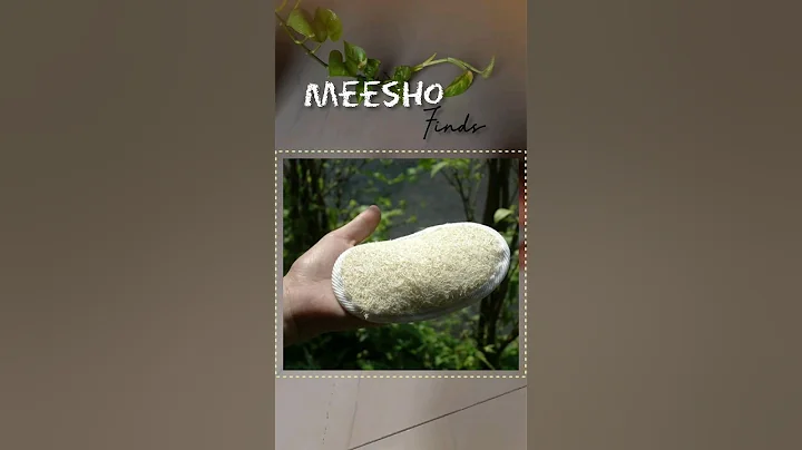 natural loofah|under 200#ytshorts #viral #review #meesho #shortsfeed