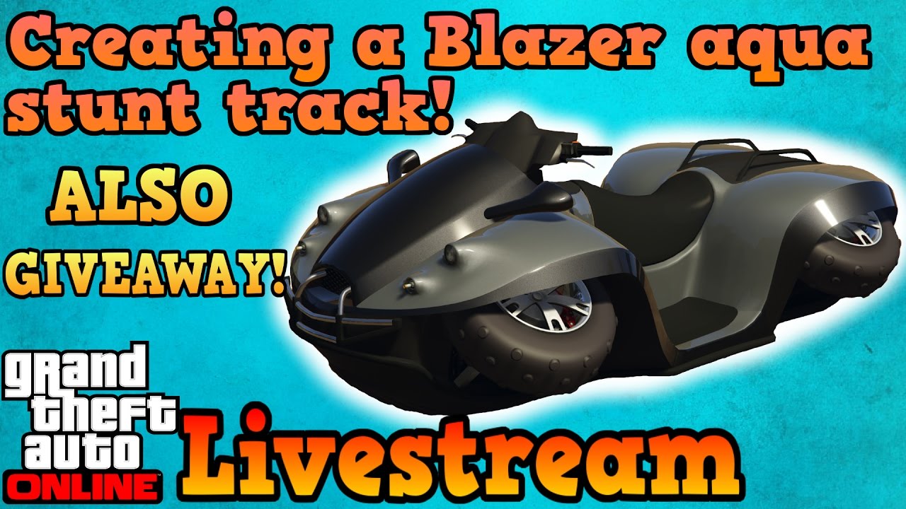 Creating a Blazer aqua racetrack Livestream! + $1.25M Shark card giveaway!