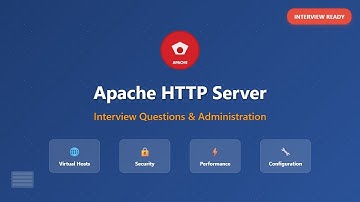 Apache Interview Questions - Web Server Administration Guide | Virtual Hosts, Security & Performance