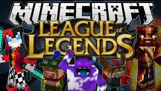 Minecraft | LEAGUE OF LEGENDS! (Champions, Weapons, Magic & More!) | Mod Showcase