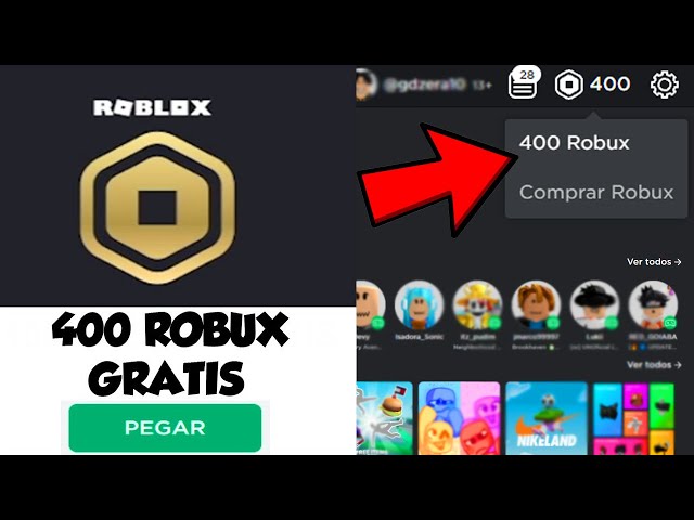 COMO GANHAR até 400 ROBUX de GRAÇA no ROBLOX! 😱🎉 *Não é fake* 