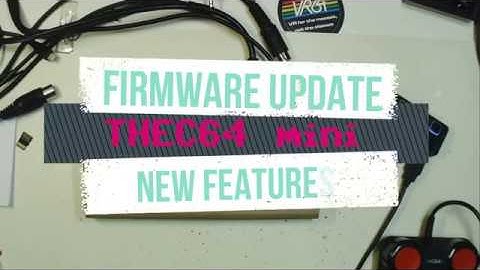 C64 Hardware - TheC64 mini - Firmware upgrade and multiple file formats