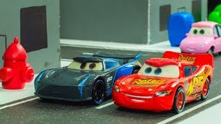 City Race Lightning Mcqueen Vs. Jackson Storm Disney Pixar Cars 3 Toys