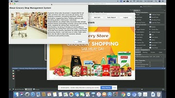 Core Java and MySQL Project on Grocery Shop Management System