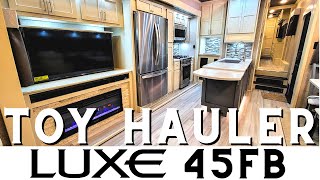 2023 Luxe 45FB Toy Hauler for sale; Toy Hauler Walk Through