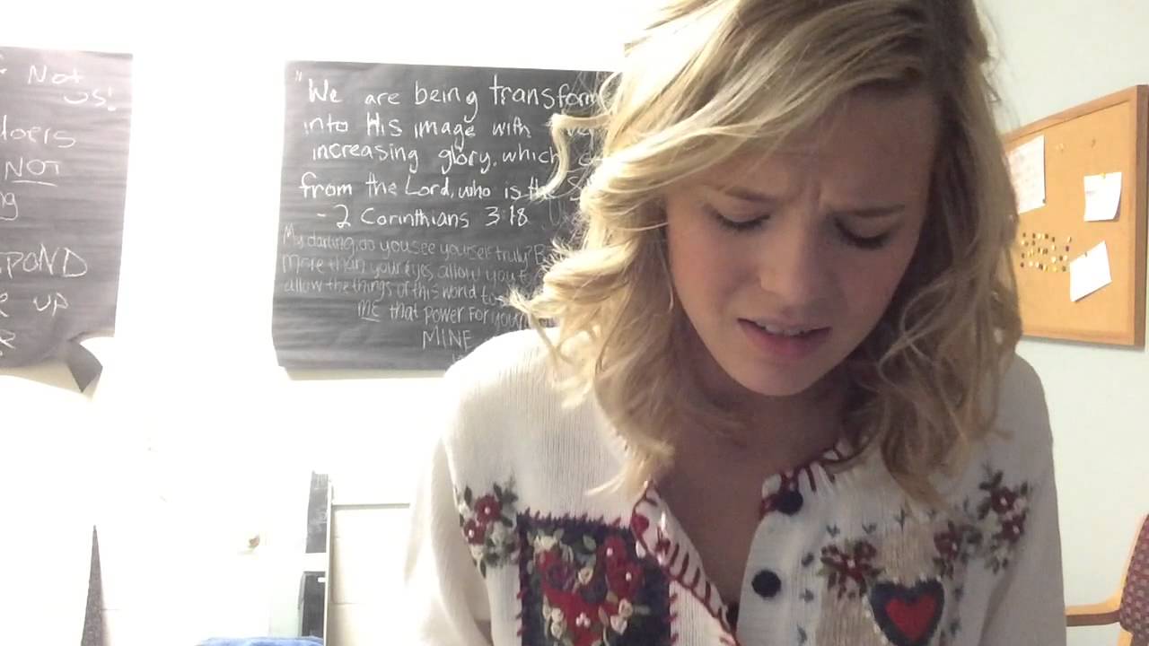 Young Girl Sings Beautiful Song In Memory Of Church Friend