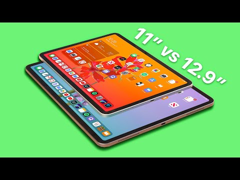 iPad Pro 11  vs 12 9  2018 2020 2021   IN-DEPTH Size Comparison 