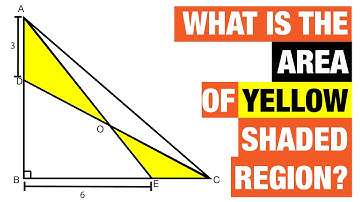Find the area of shaded region | Triangle Area | 6th Grade Math Olympiad Prep