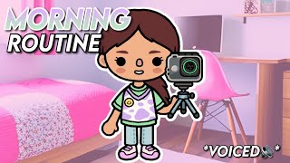 Social Media Influencer Morning Routine 📷☀️ *voiced🔊* | Toca life world roleplay |