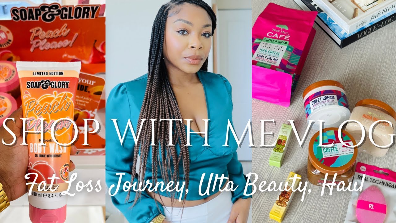 VLOG: SHOP WITH ME AT ULTA BEAUTY, TREE HUT SCRUBS | FAT LOSS | HYGIENE, JUVIA'S PLACE LIP OIL |HAUL