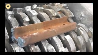 Shredder vs steel - Real Experiment | Crusher Machine That Destroys Everything In The World