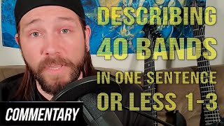 [Blind Reaction] Describing 40 Bands in One Sentence or Less 1-3 - FIXED AUDIO