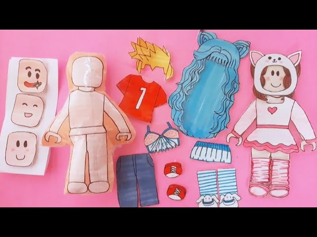 RobloX 😎  Roupas de papel, Modelo de boneca de papel, Roupas de boneca de  papel