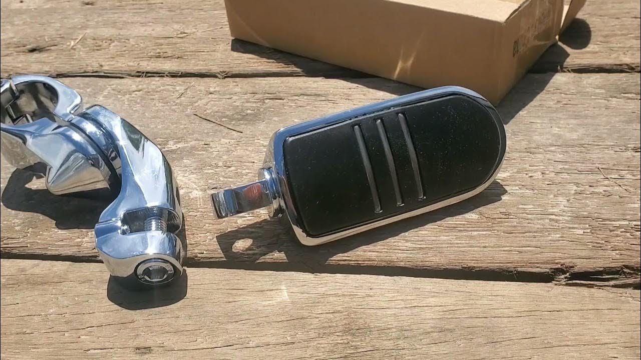 How to put highway pegs on a Harley Ultra with Lowers YouTube