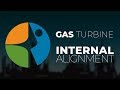 Acquip gas turbine internal laser alignment
