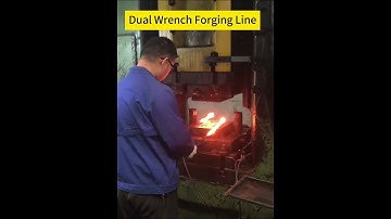 How to forge dual wrench?  #forgingmachine #crosswedgerolling #handtools  #automation