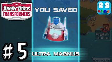 Angry Birds Transformers - Part 5 Unlock Ultra Magnus - Walktrough Gameplay