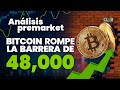 Bitcoin rompe la barrera de $48,000 Análisis Premarket Martes 9 de febrero 2021 - Por Hyenuk Chu