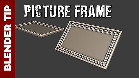 BLENDER: PICTURE FRAME TIMELAPSE