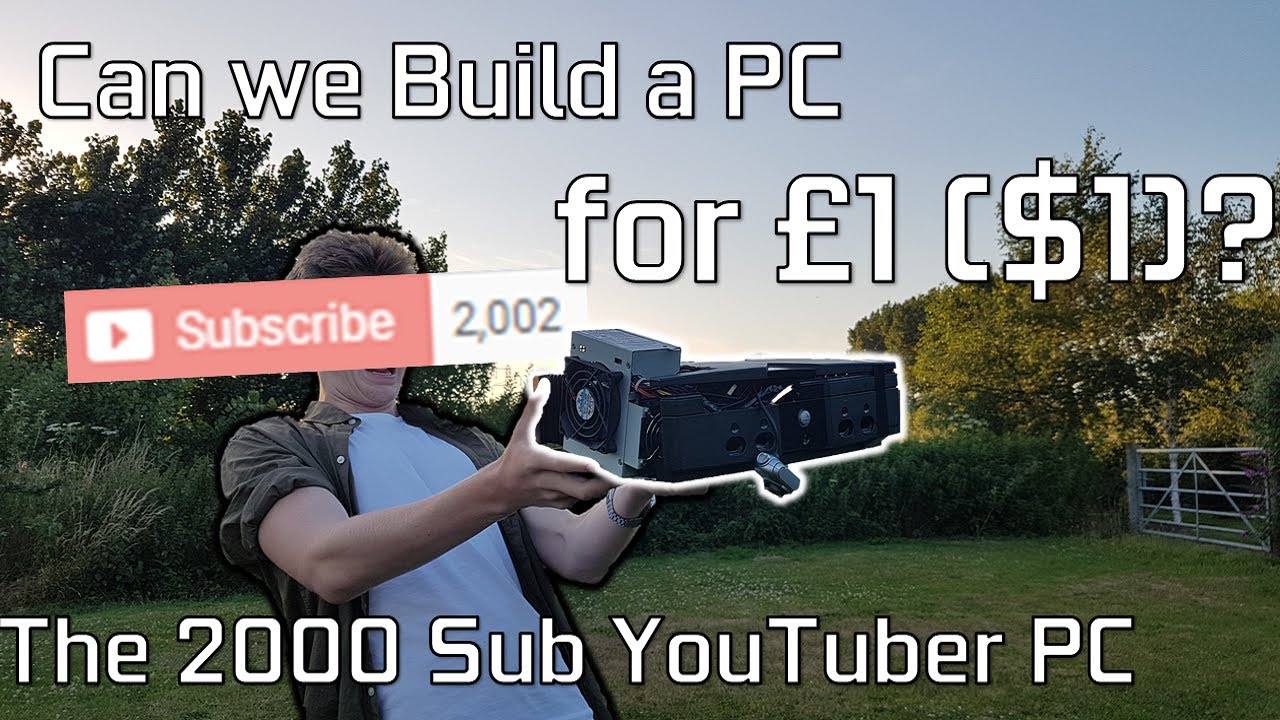 Can we Build a PC for £1?($1)? tech yes city windows 10 key