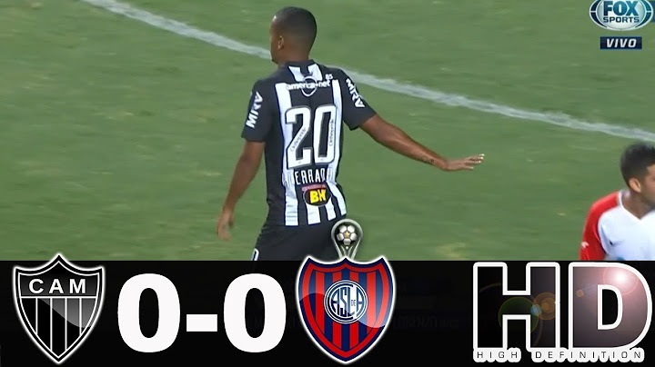 Atletico Mineiro vs San Lorenzo 0-0 (0-1) RESUMEN Copa Sudamericana 2018 ( Atlético-MG )
