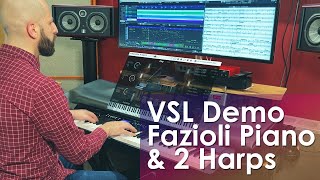 VSL Demo - Two Harps and Fazioli Piano - Synchron Series