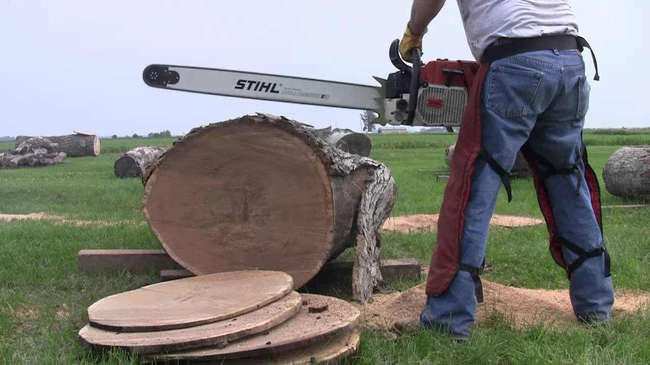 Labe Meetbaar Koninklijke familie Stihl 084 Chainsaw in Red Oak - YouTube